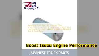 Filtro limpiador de aire premium para motores de camiones Isuzu FVR FVM