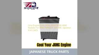 Radiador premium Hino J08C 16090 6040 piezas de repuesto