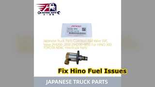 Reemplazo de la válvula 294200 2850 del carril común SVC de Hino 300