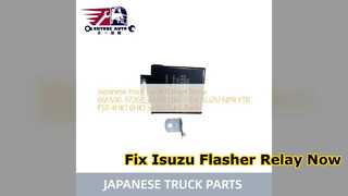 Guía de reemplazo del relé intermitente Isuzu 066500 3720