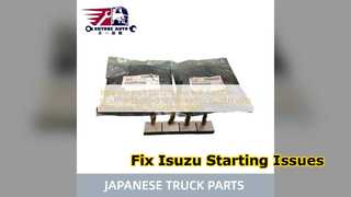 Cepillo de carbón de arranque Isuzu FVR13 1811160490 Fix