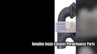 Piezas originales del funcionamiento de los tubos del colector de escape de Isuzu 6HK1