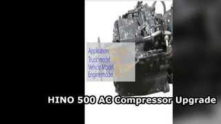 Solución confiable de enfriamiento de camiones con compresor de CA 24V HINO 500