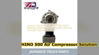 Reemplazo de la bomba S2910E0C02 del compresor de aire HINO 500 J08E