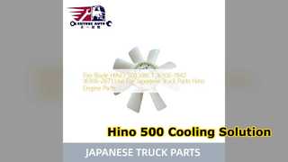 Reemplazo de aspas del ventilador Hino 500 J08CT 16306 1942
