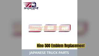 Emblema de camión Hino 500 75338 E0040 Pieza de repuesto