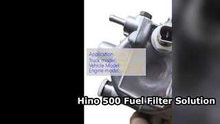 Conjunto de filtro de combustible Hino 500 23300 E0022 Calidad superior