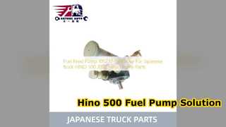 Bomba de alimentación de combustible Hino 500 105237 6480 piezas del motor