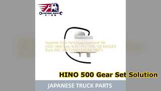 HINO 500 Juego de engranajes impulsores finales 41201 3860 8 39 Relación