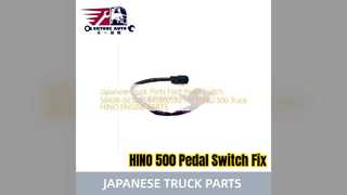 Reemplazo del interruptor de pedal S843802130 de HINO 500