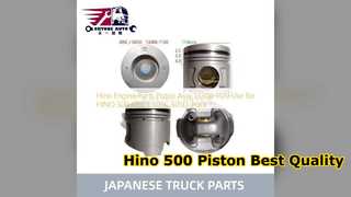 Conjunto de pistón Hino 500 13306 1120 Piezas de alto rendimiento