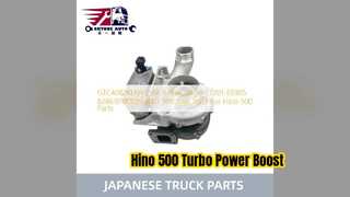 Reemplazo del turbocompresor GTC4082KLNV de Hino 500 J08E
