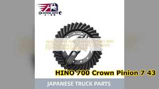 HINO 700 Piñón de corona 412214000 Relación 7 43 Piezas