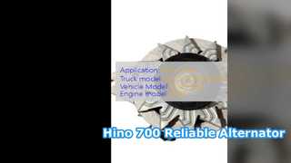 Reemplazo del alternador Hino 700 E13C 24V 60A