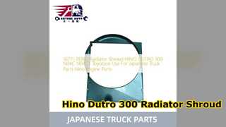 Reemplazo de la cubierta del radiador Hino Dutro 300 16711 78300
