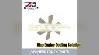 Piezas duraderas del camión de la aspa del ventilador Hino FC500 S1630 62671