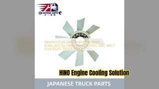 Reemplazo de la aspa 16306 2671 del ventilador del motor HINO J08C