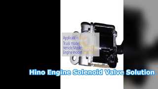 Reemplazo de la válvula solenoide S2761 04570 de Hino 500 700