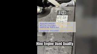 Motor Hino J08C usado para camión Hino 500