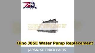 Reemplazo de la bomba de agua 16100 E0373 de Hino 300 500 J05E