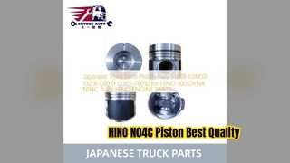 Piezas del motor confiables del montaje S130B E0M50 del pistón de HINO N04C