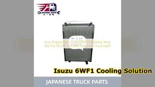 Piezas premium del camión del conjunto 1214109000 del radiador de Isuzu 6WF1