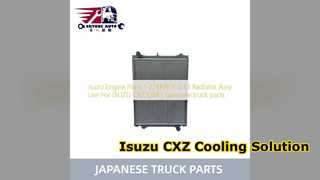 Solución de refrigeración del motor con conjunto de radiador Isuzu CXZ 6WF1