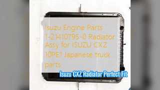 Solución de piezas del motor del conjunto del radiador Isuzu CXZ 0PE