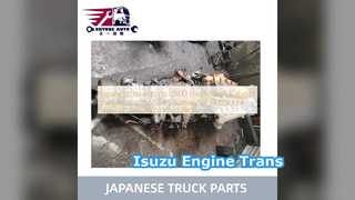 Transmisión de 6 velocidades con motor Isuzu FTR 6BG1 usado