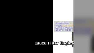Filtro de aceite de motor Isuzu 18761832222 para FVR 6HK1 4HK1