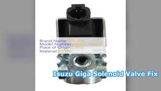 Reemplazo de la válvula solenoide magnética Isuzu Giga 1825638712