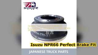 Guía de reemplazo del tambor de freno trasero Isuzu NPR66
