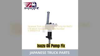 Bomba de aceite del motor Isuzu FTR 6BG1T 1131002770