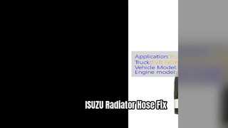 Manguera de radiador ISUZU FVR 6HK1 8980509241