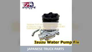 Reparación del motor de la bomba de agua 8976027810 de Isuzu FVR FTR