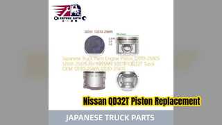 Reemplazo del pistón 12010 2S605 del motor Nissan QD32T