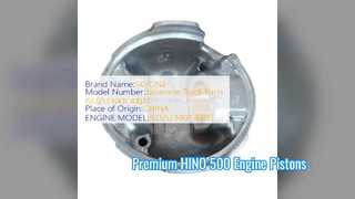 Pistón del motor HINO 500 J05E J08E S130A E0010 de alta calidad