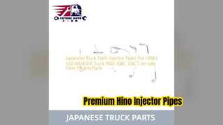 Tubos de inyector de piezas de camiones japoneses para camión HINO 500 RANGER RK8J J08C J08CT a la venta Piezas de motor Hino
