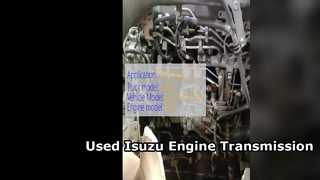 Transmisión de motor Isuzu 6HE1 usados ​​a la venta