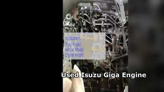 Transmisión de motor Isuzu Giga 6WG1 usados ​​a la venta