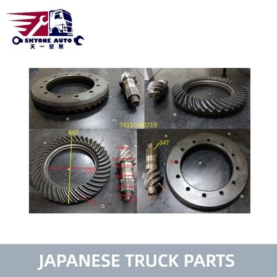 Las piezas de camión japonesas del piñón de la corona 6/41 38110-90719 para UD TRUCK CONDOR RF8 38110-90719