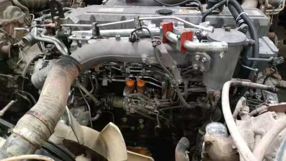 Compartes de camiones japoneses usados Motor con transmisión en buen estado para ISUZU GIGA 6WG1 en venta Compartes usadas Isuzu