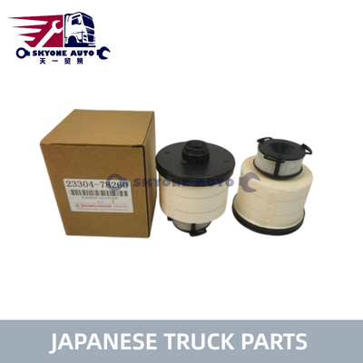 Hino Motor Parts Fuel Filter Element 23304-78260 23304-78150 Uso para el camión HINO 300 DUTRO N04C