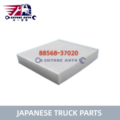 Uso del filtro de aire de cabina de piezas del motor Hino 88568-37020 para camión HINO 300 DYNA N04C