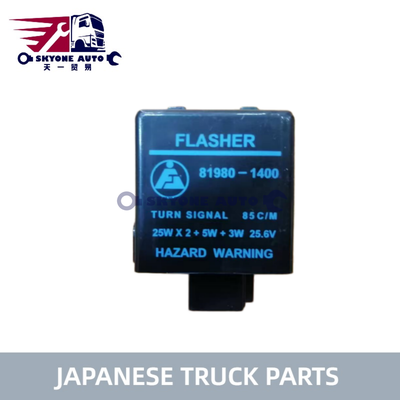 Partes de camiones japoneses 24V Flasher Relay 81980-1400 para camiones HINO