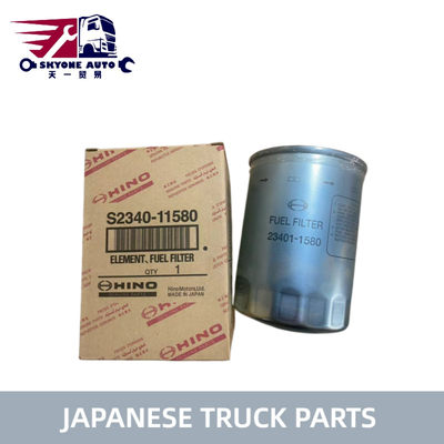 Filtro de combustible para camiones japoneses S2340-11580 23401-1221 23401-1580 23304-EV233 para camiones HINO E13C P11C J08E Piezas de motor Hino