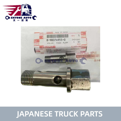 Las piezas de camión japonés de la válvula de la bomba de alimentación 8980749550 8-98074955-0 para ISUZU NPR71 NQR75 4HK1 6HK1 camión ISUZU TRUCK PARTS