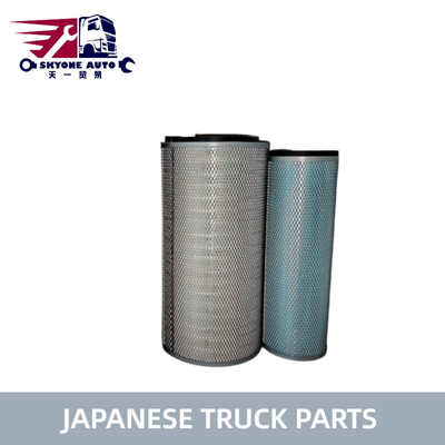 Partes de camiones japoneses Filtro de limpieza de aire 17801-2480 178012480 para camiones HINO 500 J08C Partes de motores Hino