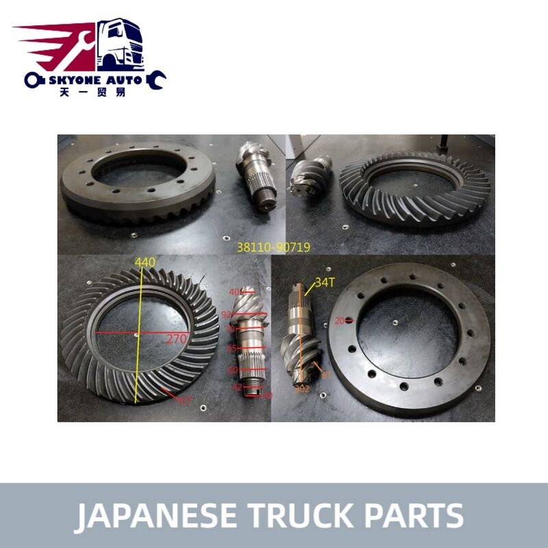 Las piezas de camión japonesas del piñón de la corona 6/41 38110-90719 para UD TRUCK CONDOR RF8 38110-90719