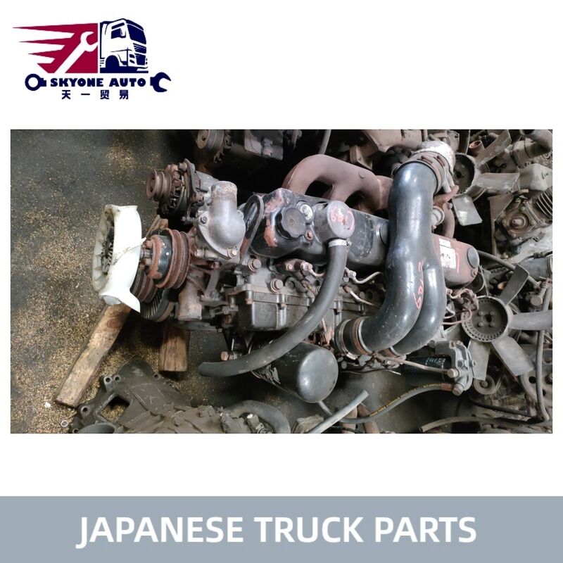 Piezas de camiones japoneses Motor usado con transmisión de 6 velocidades Buen estado para FUSO Fighter 6D17 a la venta Piezas usadas fuso
